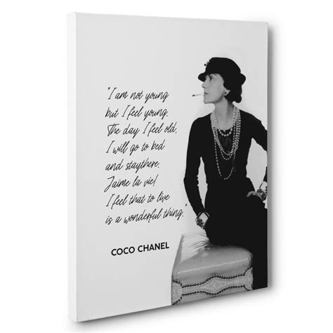 coco chanel quotes wall art.